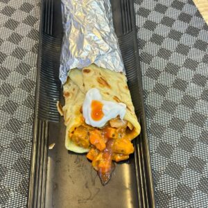 Paneer Roll at Mad Mirchi